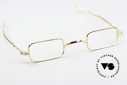 Lunor I 13 Telescopic Square Reading Frame Telescope, unworn LUNOR single piece (true vintage RARITY!), Made for Men and Women