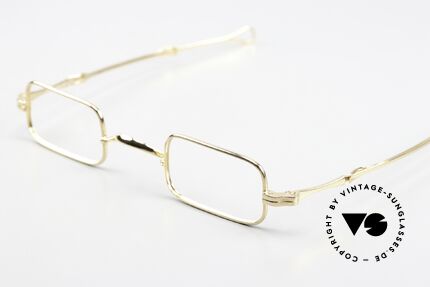 Lunor I 13 Telescopic Square Reading Frame Telescope, original more than 20 years old; timelessly elegant, Made for Men and Women