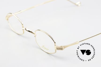 Lunor II 02 Small Frame Gold Plated, a 20 years old UNWORN pair for lovers of quality!, Made for Men and Women
