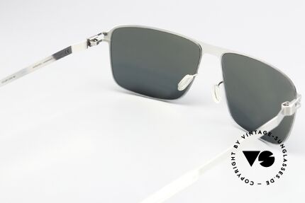 Mykita Greyson Classic Sunglasses Silver, sun lenses (100% UV) can be replaced with prescriptions, Made for Men