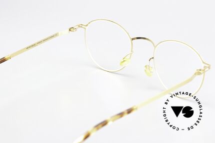 Mykita Tona Small Panto Frame Glossy Gold, the frame can be glazed optionally (optical/sun lenses), Made for Men and Women