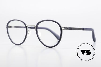 Mykita Mylon Palm Navy Blue / Shiny Silver Frame, 'made in Germany' eyewear for connoisseurs, Made for Men and Women