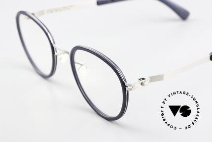 Mykita Mylon Palm Navy Blue / Shiny Silver Frame, glasses lovers know about the Mylon concept, Made for Men and Women