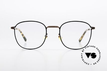 Mykita Andersson Shiny Copper Black Frame, classic square frame design from the LITE collection, Made for Men