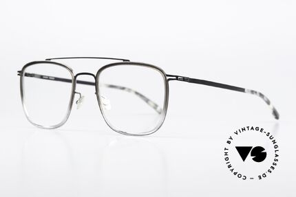 Mykita Hanno Square Frame Shiny Graphite, interesting col. code 235 = Shiny Graphite/ Mole Gray, Made for Men and Women
