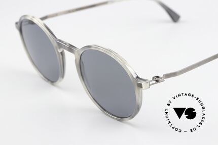 Mykita Kamik Classic Panto Sunglasses, acetate frame front with characteristic Mykita temples, Made for Men and Women