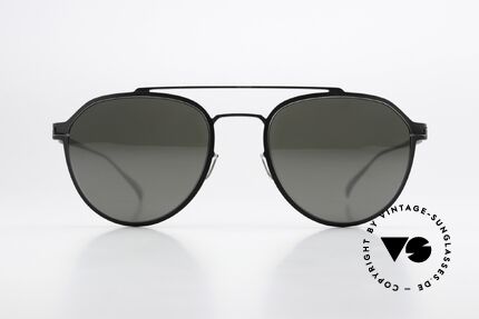 Mykita Harris Silver Black Mirror Sunnies, men's & ladies sunglasses from the NO1 Sun-Collection, Made for Men and Women