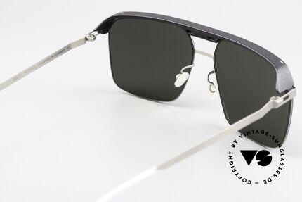 Mykita Leica ML03 Pitch Black / Matte Silver Edition, AquaDura Vision Pro = protection against reflections, Made for Men
