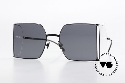 Mykita Helmut Lang HL003 Square Shades Side Lenses Details
