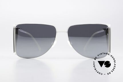 Mykita Helmut Lang HL002 White Silver Flash Mirrored, collaboration with fashion designer HELMUT LANG, Made for Men and Women