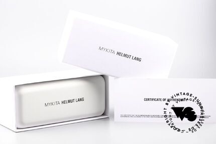 Mykita Helmut Lang HL002 White Silver Flash Mirrored, Size: medium, Made for Men and Women