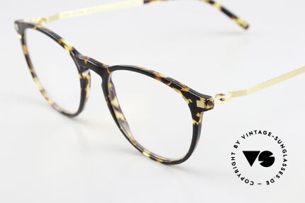 Mykita Nukka Trinidad / Glossy Gold Color, acetate frame front with characteristic Mykita temples, Made for Men and Women