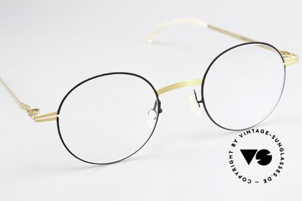 Mykita Yorin Round Specs Gold And Black, well-known top quality (handmade in Germany, Berlin), Made for Men and Women