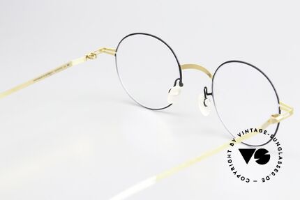 Mykita Yorin Round Specs Gold And Black, unworn model from 2018 comes with original packaging, Made for Men and Women