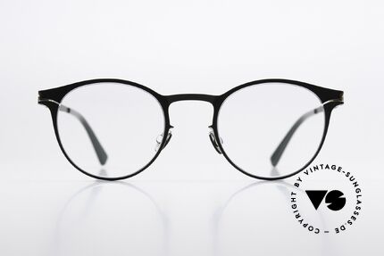 Mykita Maximilian Panto Frame Black Gold Edges, panto specs, NO1 collection, crafted from 2013-2018, Made for Men and Women