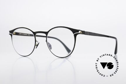 Mykita Maximilian Panto Frame Black Gold Edges, col 279 "Black Gold Edges" (glasses for ladies & gents), Made for Men and Women