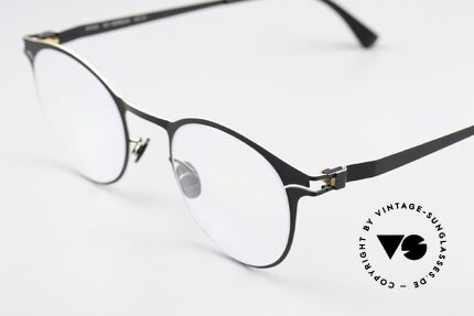 Mykita Maximilian Panto Frame Black Gold Edges, well-known top quality (handmade in Germany, Berlin), Made for Men and Women