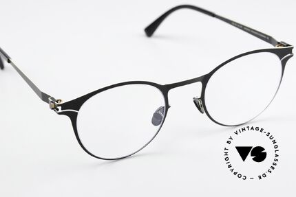 Mykita Maximilian Panto Frame Black Gold Edges, unworn model with full original packaging by MYKITA, Made for Men and Women