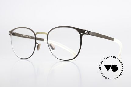 Mykita Ellery Decades Series 2015 to 2016, color 172: "Gold/Terra" = ladies and gents eyeglasses, Made for Men and Women