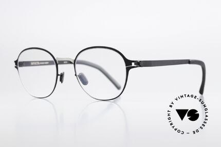 Mykita Gerrit Decades Series 2014 to 2016, color 052 "Silver/Black" = glasses for ladies & gents, Made for Men and Women
