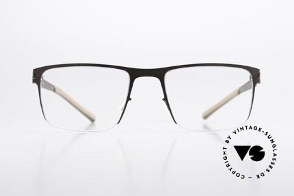 Mykita Monty Square Frame Brown Petrol Blue, square specs from the NO1 collection (made in 2014), Made for Men