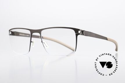 Mykita Monty Square Frame Brown Petrol Blue, color code 203 'Dark Brown Petrol Blue' (men's specs), Made for Men