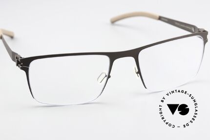 Mykita Monty Square Frame Brown Petrol Blue, unworn model with full original packaging by MYKITA, Made for Men