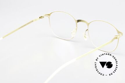 Mykita Toimi Ladies Metal Frame Glossy Gold, the frame can be glazed optionally (optical/sun lenses), Made for Women