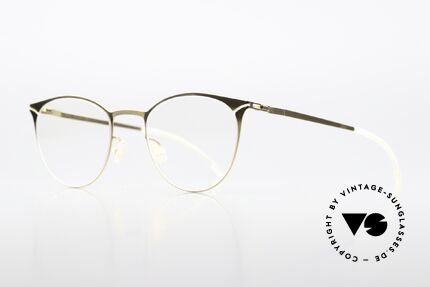 Mykita Gesa Classic Ladies Specs Glossy Gold, color 013 "Glossy Gold" (rather a model for women), Made for Women