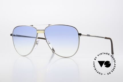 Christian Dior 2330 80's Men's XL Shades Titanium, luxury men's sunglasses by Chr. DIOR from 1989, Made for Men
