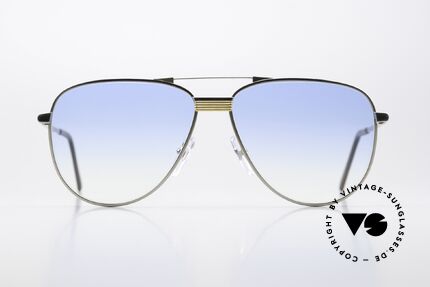 Christian Dior 2330 80's Men's XL Shades Titanium, titanium frame with GOLD-PLATED bridge ; vertu!, Made for Men