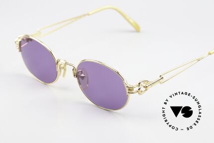 Jean Paul Gaultier 55-6112 90's JPG Designer Sunglasses, interesting design details on frame (typically Gaultier), Made for Men and Women