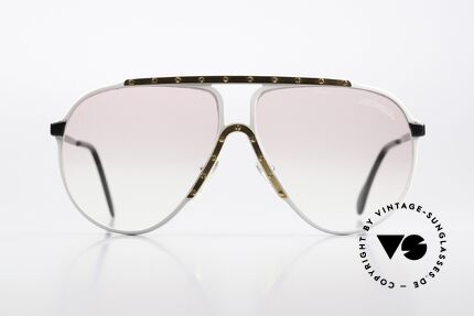 Alpina M1 Ultra Rare Pink Gradient Lens, white front, black temples and gold-plated cover!, Made for Men and Women Alpina M1 Ultra Rare Pink Gradient Lens, white front, black temples and gold-plated cover!, Made for Men and Women