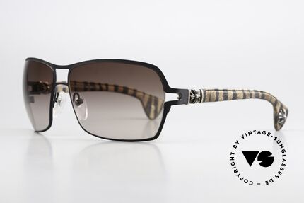 Chrome Hearts Tang II Distressed Zebra Leather, color: Matte Black / Distressed Zebra Leather, Made for Men and Women Chrome Hearts Tang II Distressed Zebra Leather, color: Matte Black / Distressed Zebra Leather, Made for Men and Women