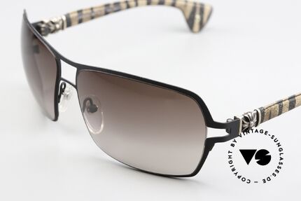 Chrome Hearts Tang II Distressed Zebra Leather, UNWORN striking luxury shades in size 66-15, Made for Men and Women Chrome Hearts Tang II Distressed Zebra Leather, UNWORN striking luxury shades in size 66-15, Made for Men and Women