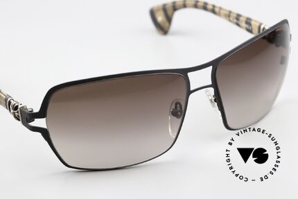 Chrome Hearts Tang II Distressed Zebra Leather, orig. C.H. catalog lens color: "Expresso Gradient", Made for Men and Women Chrome Hearts Tang II Distressed Zebra Leather, orig. C.H. catalog lens color: "Expresso Gradient", Made for Men and Women