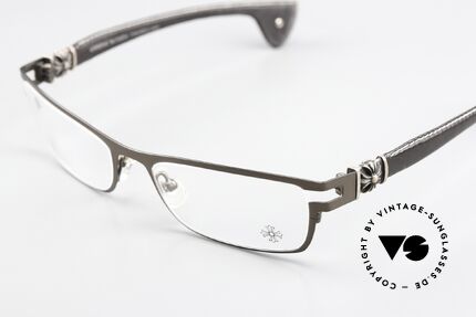 Chrome Hearts M. Diver Luxury Eyewear Leather Square, UNWORN striking luxury frame in size 54-18, Made for Men Chrome Hearts M. Diver Luxury Eyewear Leather Square, UNWORN striking luxury frame in size 54-18, Made for Men