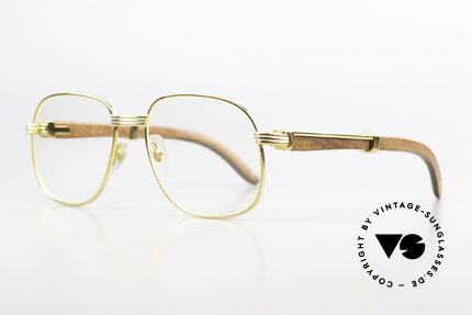 Cartier Monceau Bubinga Precious Wood Glasses, noble rarity in perfect unworn condition; pure luxury, Made for Men and Women Cartier Monceau Bubinga Precious Wood Glasses, noble rarity in perfect unworn condition; pure luxury, Made for Men and Women