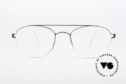 Lindberg Christoffer Air Titan Rim Men's And Women's Eyewear, noble panto model with crossbar: color K108M/ PU9, Made for Men and Women Lindberg Christoffer Air Titan Rim Men's And Women's Eyewear, noble panto model with crossbar: color K108M/ PU9, Made for Men and Women