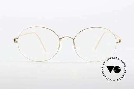 Lindberg Florence Air Titan Rim Round Oval Gold Unisex, distinctive quality and design (award-winning frame), Made for Men and Women Lindberg Florence Air Titan Rim Round Oval Gold Unisex, distinctive quality and design (award-winning frame), Made for Men and Women