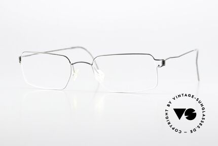 Lindberg Cantus Air Titan Rim Square Titan Frame Bicolor Details