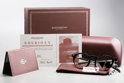 Jacques Marie Mage Sheridan Panto Specs Bloodstone Color, Size: medium, Made for Men and Women Jacques Marie Mage Sheridan Panto Specs Bloodstone Color, Size: medium, Made for Men and Women