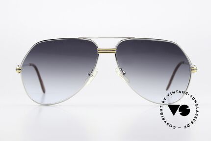 Cartier Vendome LC - L Platinum Sunglasses Aviator 80s, Vendome = the most famous eyewear design by CARTIER, Made for Men Cartier Vendome LC - L Platinum Sunglasses Aviator 80s, Vendome = the most famous eyewear design by CARTIER, Made for Men