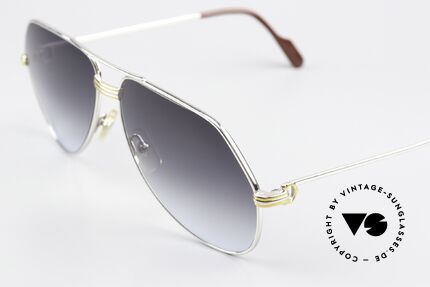 Cartier Vendome LC - L Platinum Sunglasses Aviator 80s, rare & expensive edition with platinum finish; LUXURY!, Made for Men Cartier Vendome LC - L Platinum Sunglasses Aviator 80s, rare & expensive edition with platinum finish; LUXURY!, Made for Men