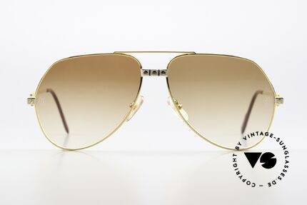 Cartier Vendome Santos - L Sun Lenses With Cartier Logo, mod. "Vendome" was launched in 1983 & made till 1997, Made for Men Cartier Vendome Santos - L Sun Lenses With Cartier Logo, mod. "Vendome" was launched in 1983 & made till 1997, Made for Men