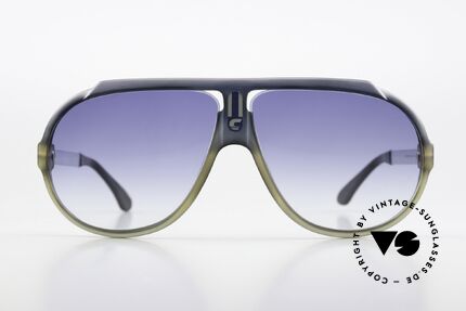 Carrera 5512 2in1 Glasses With 2 Front Shades, famous movie sunglasses from 1984 (a true legend!), Made for Men