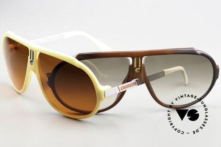 Carrera 5512 2 in 1 Sunglasses White & Brown, Size: large, Made for Men Carrera 5512 2 in 1 Sunglasses White & Brown, Size: large, Made for Men