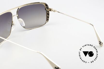 Chrome Hearts Boneyard II Titanium Shades Gold Plated, Size: extra large, Made for Men Chrome Hearts Boneyard II Titanium Shades Gold Plated, Size: extra large, Made for Men
