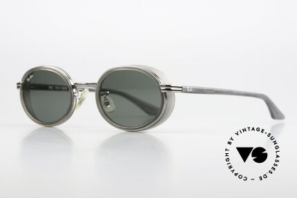 Ray Ban Sidestreet Combo Oval Bausch & Lomb Sunglasses 90s, one of the last RB models produced by Bausch&Lomb, Made for Men and Women Ray Ban Sidestreet Combo Oval Bausch & Lomb Sunglasses 90s, one of the last RB models produced by Bausch&Lomb, Made for Men and Women