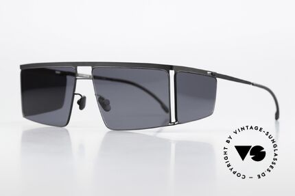 Mykita Helmut Lang HL001 Square Shades With Side Blinds, minimalist-avant-garde sunglasses with side blinds, Made for Men and Women Mykita Helmut Lang HL001 Square Shades With Side Blinds, minimalist-avant-garde sunglasses with side blinds, Made for Men and Women